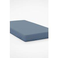 Belledorm Egyptian Cotton 200 Thread Count 30cm Fitted Sheet in Dark Blue | Size: Double