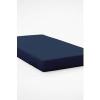 Belledorm Egyptian Cotton 200 Thread Count 30cm Fitted Sheet in Navy | Size: Double