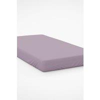 Belledorm Egyptian Cotton 200 Thread Count 30cm Fitted Sheet in Purple | Size: Double