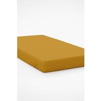 Belledorm Egyptian Cotton 200 Thread Count 30cm Fitted Sheet in Mustard | Size: Double