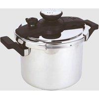 Prestige Twist 'n' Lock Pressure Cooker 6L Stainless Steel in Silver
