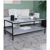 Home Discount Vida Designs Brooklyn Coffee Table Storage Living Room 400 x 1000 x 500 mm in Grey