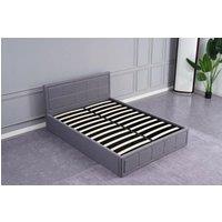 KOSY KOALA Ottoman Storage Bed 3ft Single Grey Wooden Fabric Bedroom