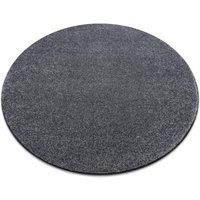 RugsX Round San Rug in Grey | Size: 150 cm diameter