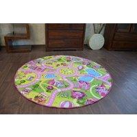 RugsX Round Sweet Rug in Pink | Size: 170 cm diameter