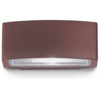 Netlighting Andromeda 1 Light Outdoor Wall Light Coffee IP55 E27 in Brown