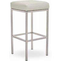 Orsina Stable Black & Gold Finish Bar Stool, Modern Style Bar Stool For Breakfast, Robust Bar Stool For Kitchen in White
