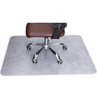 PVC Plastic Clear Non-Slip Office Chair Desk Mat Floor Carpet Floor Protector 120x90cm