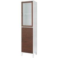 Tyler Wooden Bathroom Linen Tower Floor Tall Cabinet