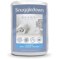Snuggledown Luxury Quilted Mattress Protector with Soft Touch Finish & Elasticated Straps in White | Size: Super King