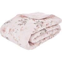 Catherine Lansfield 'Canterbury Floral' Bedspread in Pink