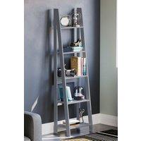 Home Discount Vida Designs Bristol 5 Tier Step Ladder Bookcase Storage 1755 x 460 x 385 mm in Grey