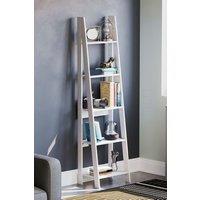 Home Discount Vida Designs Bristol 5 Tier Step Ladder Bookcase Storage 1755 x 460 x 385 mm in White