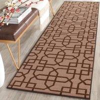 Smart Living Siam Heavy Duty Machine Washable Hallway Kitchen Non Slip Door Mat in Beige | Size: 80 cm x 300 cm