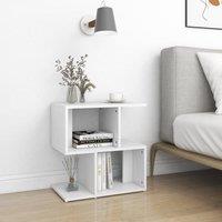 Bedside Cabinets 2 pcs White 50x30x51.5 cm Engineered Wood