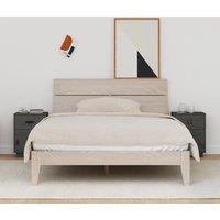 Bedside Cabinets 2 pcs Grey 40x34x55 cm Solid Wood Pine
