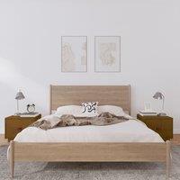 Bedside Cabinets 2 pcs Honey Brown 40x34x35 cm Solid Wood Pine