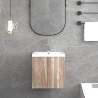Wall-mounted Bathroom Cabinet 41x38x40 cm Solid Wood Teak