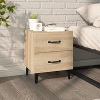 Bedside Cabinet Sonoma Oak 40x35x47.5 cm