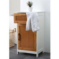 Bathroom Solutions Cabinet with Door and Drawer MDF