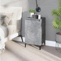 Berkfield Home Bedside Cabinet Concrete Grey 40x35x70 cm Engineered Wood | Size: 40 x 35 x 70 cm