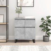 Berkfield Home Sideboard Concrete Grey 60x35x70 cm Engineered Wood | Size: 60 x 35 x 70 cm
