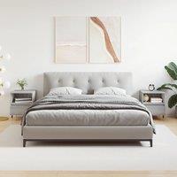 Berkfield Home Bedside Cabinets 2 pcs Grey Sonoma 40x35x50 cm Engineered Wood | Size: 40 x 35 x 50 cm