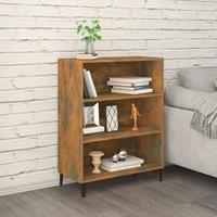 Berkfield Home Sideboard Smoked Oak 69.5x32.5x90 cm Engineered Wood in Brown