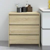 Sideboard Sonoma Oak 70x41x75 cm Engineered Wood