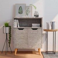Berkfield Home Sideboard Concrete Grey 60x30x72 cm Engineered Wood | Size: 60 x 30 x 72 cm