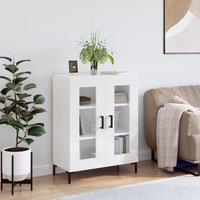 Berkfield Home Sideboard High Gloss White 69.5x34x90 cm Engineered Wood