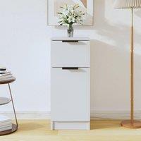 Berkfield Home Sideboard White 30x30x70 cm Engineered Wood | Size: 30 x 30 x 70 cm