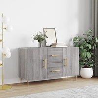 Berkfield Home Sideboard Grey Sonoma 100x36x60 cm Engineered Wood | Size: 100 x 36 x 60 cm