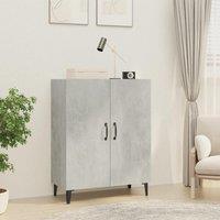 Berkfield Home Sideboard Concrete Grey 70x34x90 cm Engineered Wood | Size: 70 x 34 x 90 cm