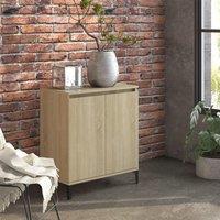 Berkfield Home Sideboard Sonoma Oak 60x35x70 cm Engineered Wood in Brown | Size: 60 x 35 x 70 cm
