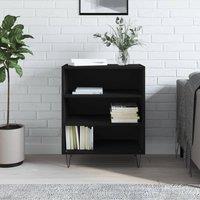 Berkfield Home Sideboard Black 57x35x70 cm Engineered Wood | Size: 57 x 35 x 70 cm