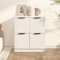 Berkfield Home Sideboard White 60x30x70 cm Engineered Wood | Size: 60 x 30 x 70 cm