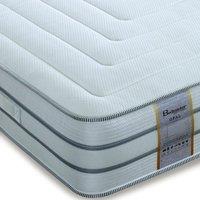 Bedmaster Opal 2000 Pocket Sprung Reflex & Latex Foam Mattress in White | Size: King