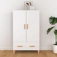 Berkfield Home Highboard White 70x31x115 cm Engineered Wood | Size: 70 x 31 x 115 cm