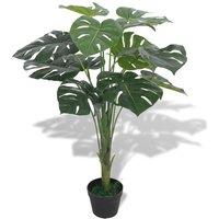 Berkfield Home Artificial Monstera Plant with Pot 70 cm Green