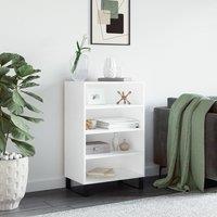 Highboard White 57x35x90 cm Engineered Wood