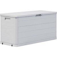 Berkfield Home Garden Storage Box 280 L Light Grey
