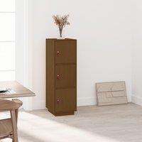 Berkfield Home Highboard Honey Brown 34x40x108.5 cm Solid Wood Pine