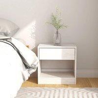 Bedside Cabinet White 40x31x40 cm Solid Pinewood