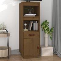 Berkfield Home Highboard Honey Brown 34x40x108, 5 cm Solid Wood Pine