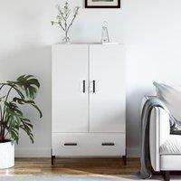 Berkfield Home Highboard High Gloss White 69.5x31x115 cm Engineered Wood