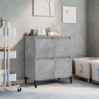 Berkfield Home Sideboard Concrete Grey 60x35x70 cm Engineered Wood | Size: 60 x 35 x 70 cm