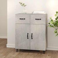 Berkfield Home Sideboard Concrete Grey 69.5x34x90 cm Engineered Wood