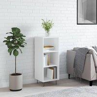 Berkfield Home Sideboard High Gloss White 34.5x32.5x90 cm Engineered Wood
