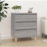 Berkfield Home Sideboard Grey Sonoma 60x35x70 cm Engineered Wood | Size: 60 x 35 x 70 cm
